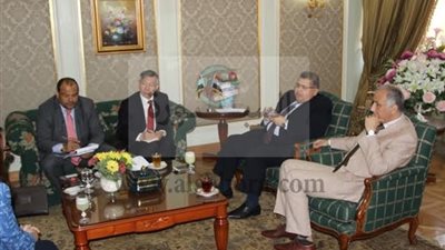 الشيحى يستقبل نائب رئيس الوكالة الدولية للطاقة الذرية 