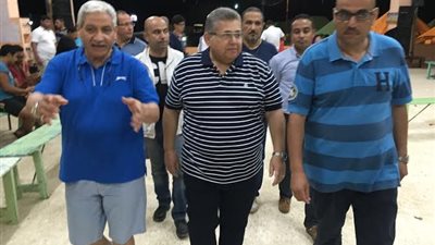 بالصور| وزير التعليم العالي يزور معسكر جامعة الإسكندرية بباجوش 