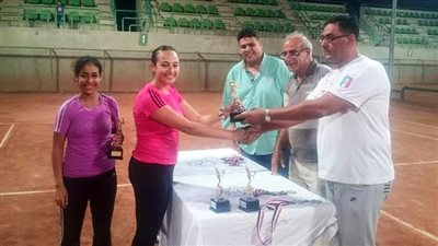 اختتام بطولة الجمهورية الــ33 للتنس على ملاعب هيئة قناة السويس