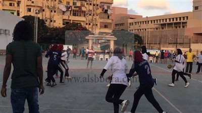 سلة طالبات القناة تفوز ببرونزية الجامعات المصرية 
