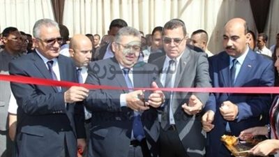 وزير التعليم العالى يفتتح عددًا من المنشآت الجديدة بجامعة الفيوم