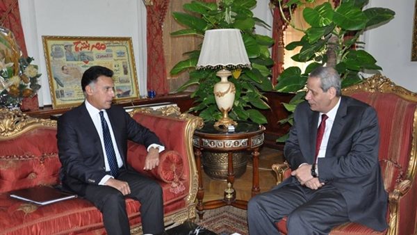 مع سفير مصر في فنلندا