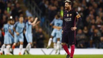دورى الأبطال.. برشلونة يسقط أمام السيتى بثلاثية فى ليلة ميسي التاريخية