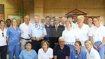 وفد من السفارة الهولندية في زيارة لجامعة جنوب الوادي 