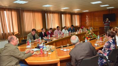 بالصور| رئيس جامعة أسيوط : زيارة الطلاب الروس رسالة للشعب الروسي وللعالم أجمع عن أمن مصر