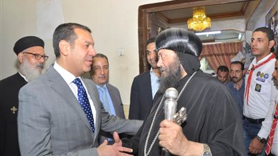محافظ أسيوط يشهد احتفال مطرانية ابنوب والفتح بالعيد الثلاثون لتجليس الانبا لوكاس