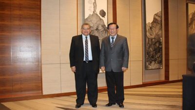 بالصور.. الشيحى يناقش مع وزير التعليم العالي الصيني العمل مشروعات حدائق العلوم وحاضنات التكنولوجيا