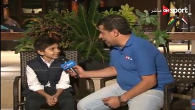 بالفيديو| اصغر محلل رياضى لمباراة مصر وغانا