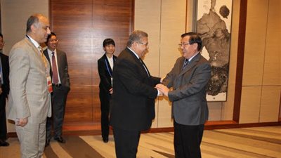 بالصور.. الشيحى يبحث مع  وزير العلوم والتكنولوجيا الصيني وتدريب أعضاء هيئة التدريس في بكين