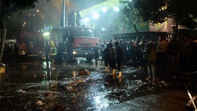 وكيل وزارة التضامن: جارى حصر خسائر حريق الفجالة لتقدير التعويضات