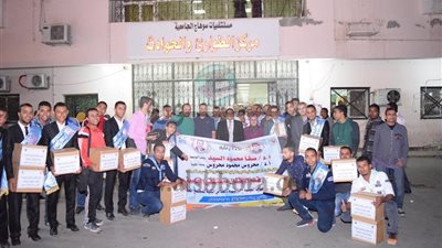 جامعة سوهاج ترسم البسمة علي شفاه الأطفال بالمستشفى الجامعي