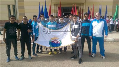 الكرة الخماسية بجامعة السادات تشارك فى البطولة العربية بجنوب الوادي