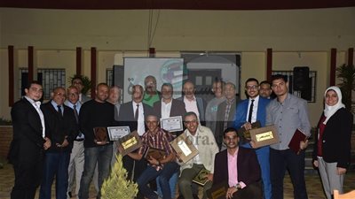 نادي أعضاء هيئة التدريس يكرم الهيئة المعاونة الحاصلين علي مراكز متقدمة