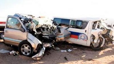 مصرع شخص وإصابة 4بحادث تصادم على طريق الإسماعيلية - القاهرة 