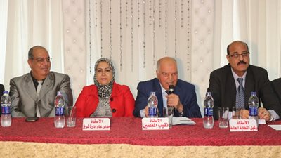 بالصور| الزناتى : قانون النقابة الحالي لا يرقى لطموحات المعلمين.. ورواتب المعلمين متدنية