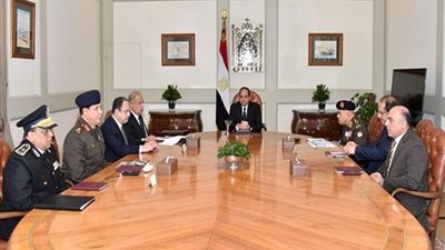 عاجل..السيسى يعقد اجتماعا امنيا طارئا 