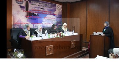مناقشة  رسالة ماجستير في أثر طب الطيران على السلامة الجوية بجامعة مدينة السادات