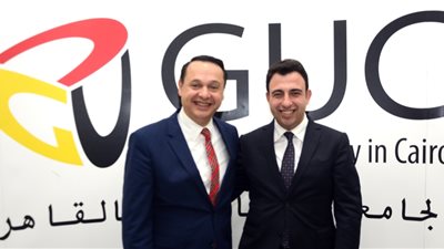 بالصور.. الجامعة الالمانية تكرم خريجها المهندس حسين فهمى الذى أختير كأفضل إستشاري إدارة أعمال ونظم المعلومات