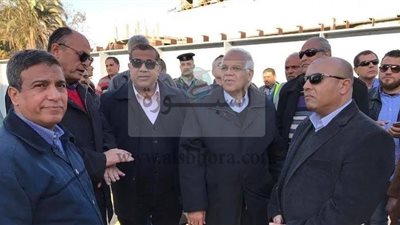 محافظ المنوفية ووزير النقل يتفقدان الطريق الدائرى الاقليمى بمراكز قويسنا والباجور وأشمون