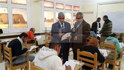 رئيس جامعة جنوب الوادي يتفقد كليات فرع الجامعة بالأقصر
