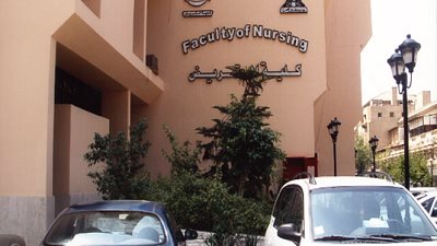 وفد من تمريض عين شمس يزور كلية الضباط الأحتياط