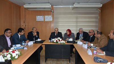 تسليم  مشاريع دعم الفاعلية التعليميةSDEE بكليات التربية الرياضية والتربية والتجارة بجامعة مدينة السادات