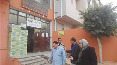 تجهيز استراحات المرضى بمستشفى المخ والاعصاب بالمنوفية