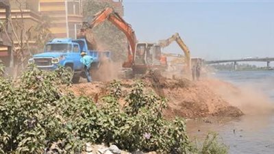 ري أسيوط تننهي من مشروعات لحماية جوانب النيل بتكلفة 9 مليون جنيه