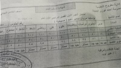 التعليم التحقيق مع المتسبب فى كتابة خانة الديانة بشهادة طالبة