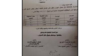 التموين: زيادة اسعار السلع التمونية اعتبارا من اول فبراير.. تعرف على قيمتها 