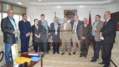 جامعة الفيوم تستقبل وفد جامعة نان تشانج الصينية