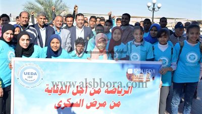 جمعية صعيد مصر للسكرى تنظم ماراثون رياضى بشوارع الاقصر
