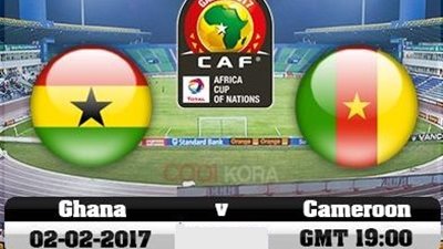 بث مباشر.. مباراة الكاميرون وغانا نصف نهائى امم افريقيا 2017