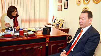 وزيرة الهجرة تلتقي الدكتور هاني الناظر لبحث تدشين 