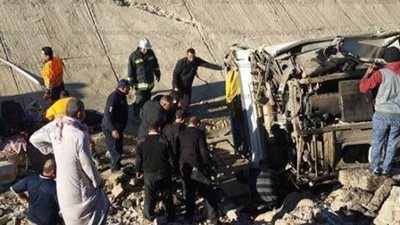 التعليم العالى: حالة مصابى حادث أتوبيس نويبع مستقرة وستخرج فى القريب