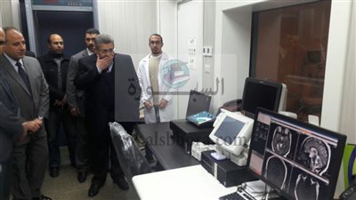الشيحى يتفقد مستشفى كفر الشيخ الجامعى إستعدادا لإفتتاح رئيس الجمهورية له رسميا