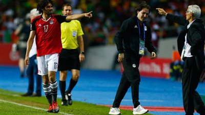  مصر تتقدم على الكاميرون في الشوط الأول بهدف الننى