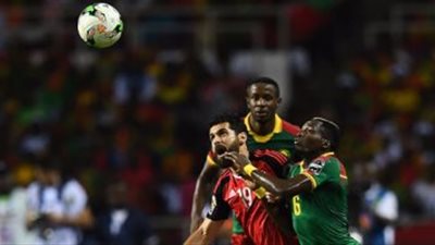 الكاميرون تتعادل مع مصر في بداية الشوط الثاني