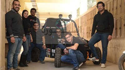طلاب هندسة المطرية بجامعة حلوان يشاركون في مسابقة (BAJA ) بالولايات المتحدة الأمريكية