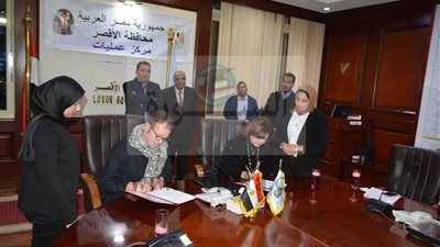 بروتوكول تعاون بين مدرسة  السلام بالأقصر ومدرسة heinrich-schliemann الألمانية