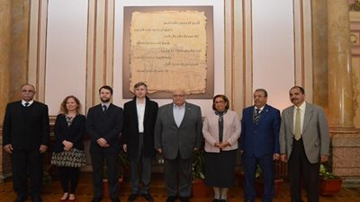 رئيس جامعة عين شمس يستقبل وفد من 
