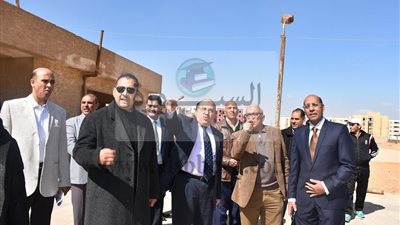 جولة تفقدية مفاجئة بالتربية الرياضية بجامعة السادات  