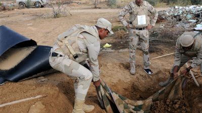 القوات المسلحة تدمر أربعة أنفاق جنوب رفح