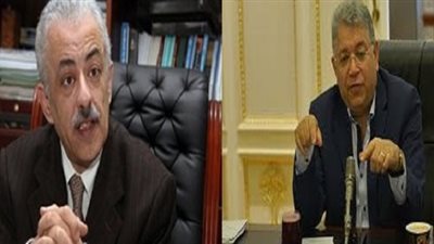 بدء اجتماع طارق شوقى مع شيحة وأولياء أمور طلاب الثانوية العامة