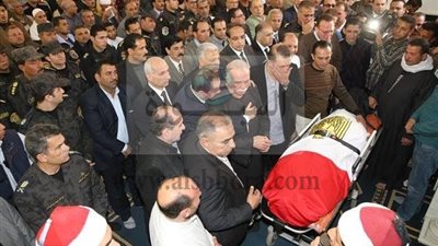 المنوفية تودع شهيد الواجب الوطني بمسقط رأسه بقرية بخاتي