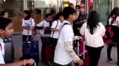 طلاب مدارس الهند فى فوج سياحى بالقاهرة