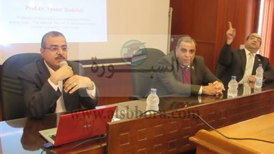 سياسات لحماية الملكية الفكرية في المجال الطبي  في ندوة بكلية الطب بحلوان