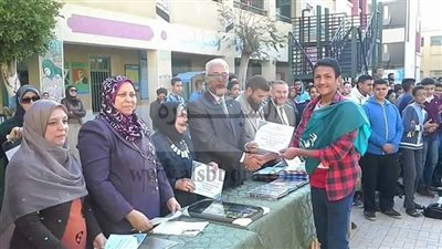 تكريم أوائل الشهيد حمدى إبراهيم الإعدادية بتعليم شرق كفرالشيخ
