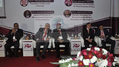 رئيس جامعة المنوفية يفتتح المؤتمر الرابع والعشرين لطب المنوفية