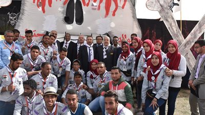 بالصور.. افتتاح المهرجان الكشفي والإرشادي السنوي الرابع لجوالي وجوالات جامعة مدينة السادات